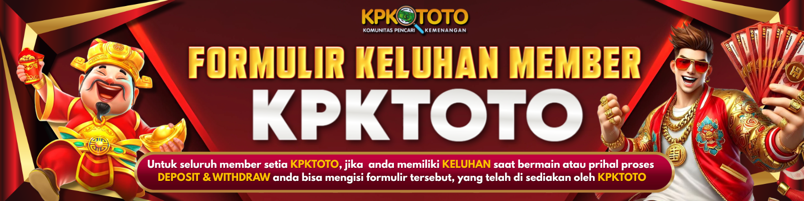 Formulir Keluhan Member KPKTOTO